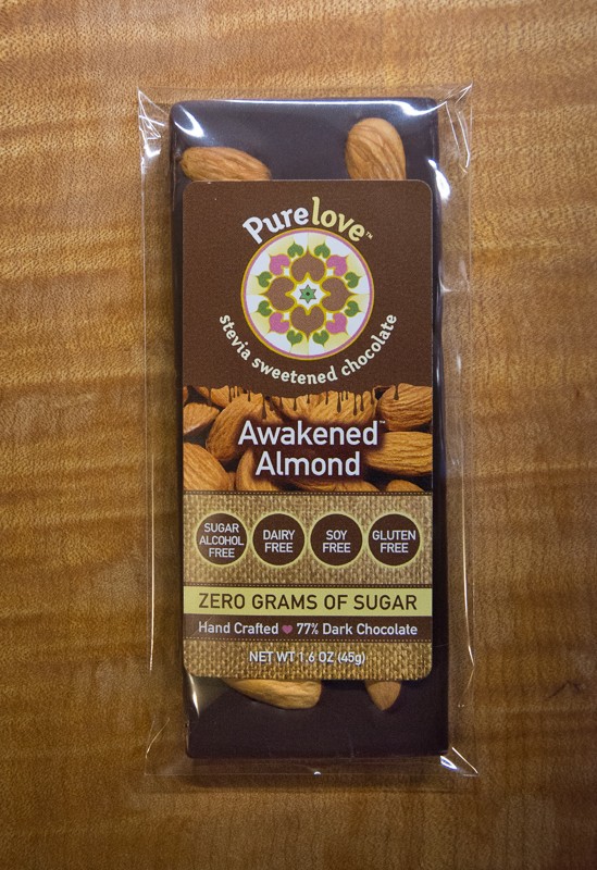Awakened Almond Stevia Chocolate Bar