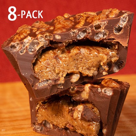 Hazelnut Butter Crispy Cups 8 pack