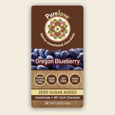 Oregon Blueberry label