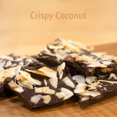 Crispy Coconut Stevia Snacking Chocolate